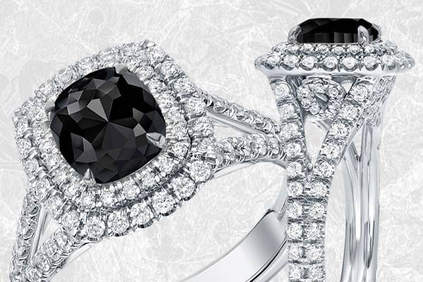 Beauty with a bold edge, diamond wish's black diamond engagement rings are cut and polished to perfection. Stand out from the crowd with these stunning diamond rings. Shop now at https: //www. Diamondwish. Com/black-diamond-engagement-rings/