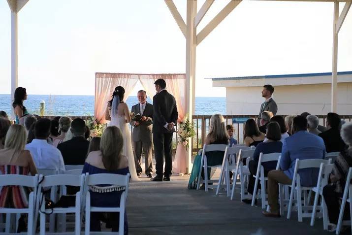 Magical outdoor ceremony