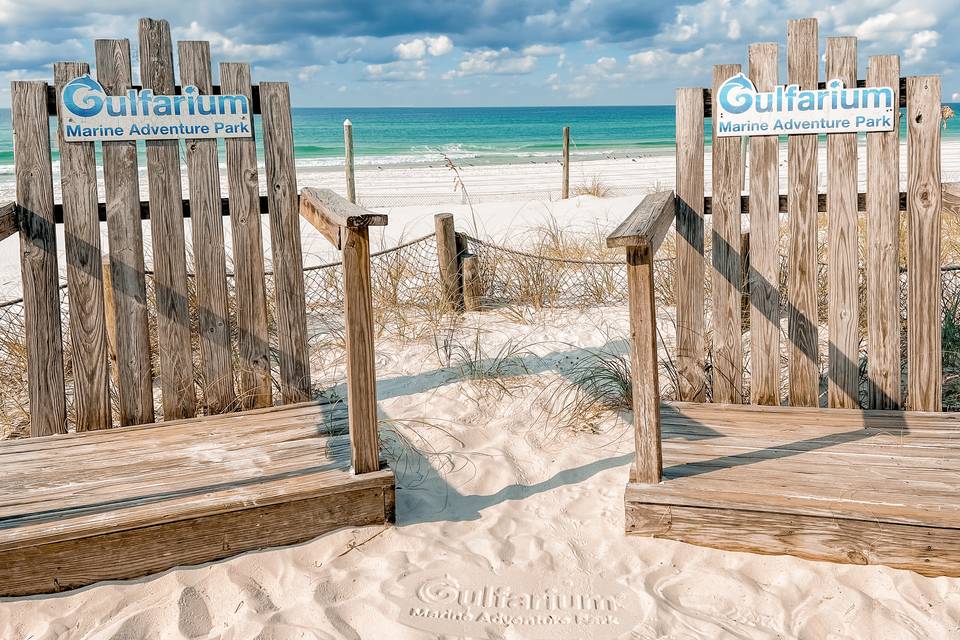 Beachfront at Gulfarium