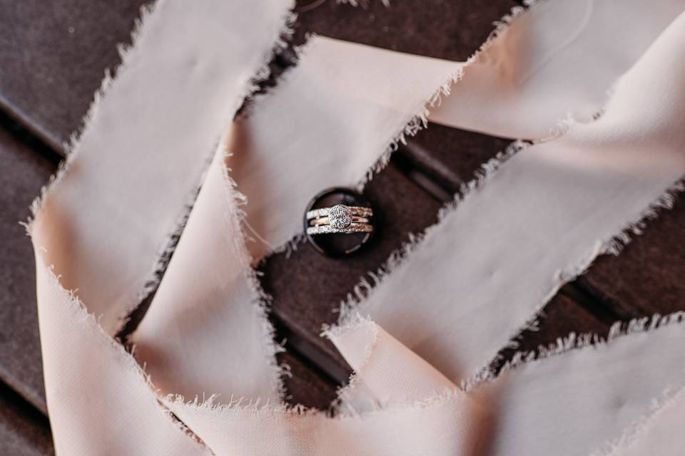 Ring Details with Ribbon