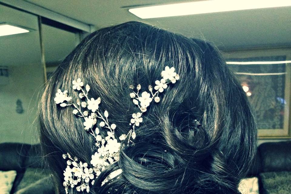 Bridal hair