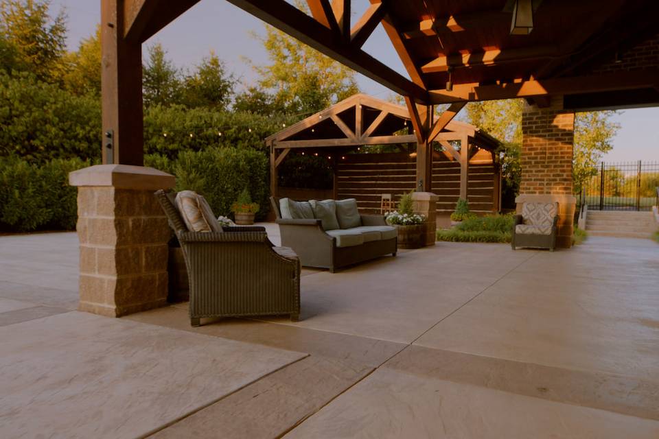 Patio at Sunset