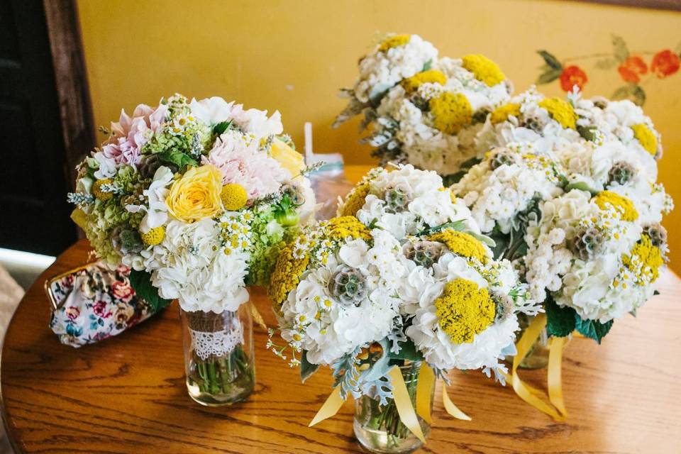Bridesmaids flowers