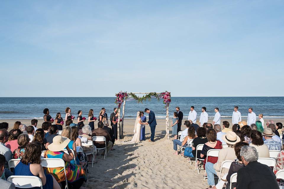 Beach ceremony