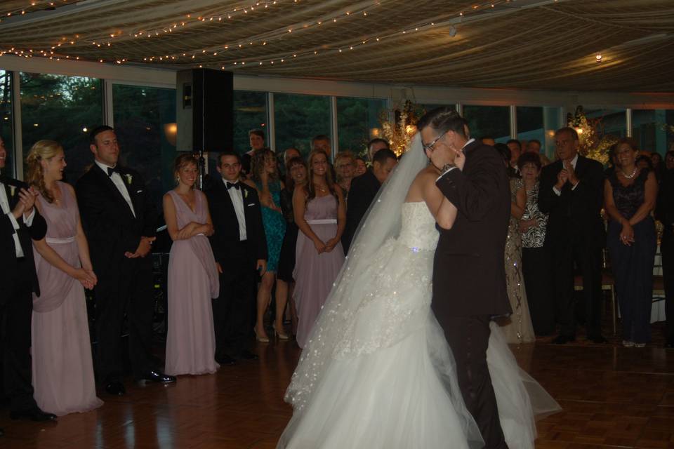 Bride's first dance.