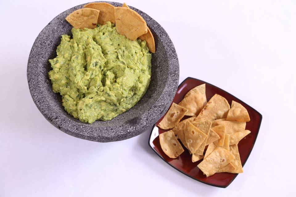 Chips and guacamole