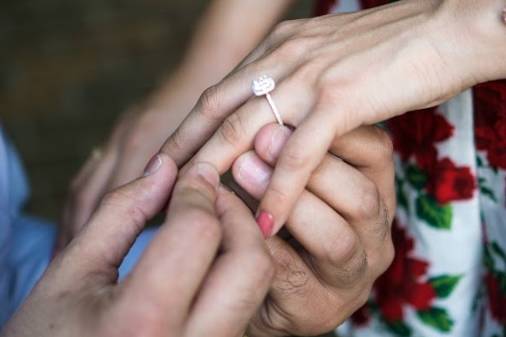 Custom diamond ring by Ascot