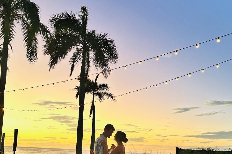 Costa Rica wedding tablescape