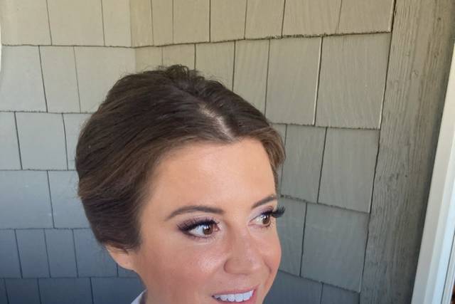 Smokey bridal look