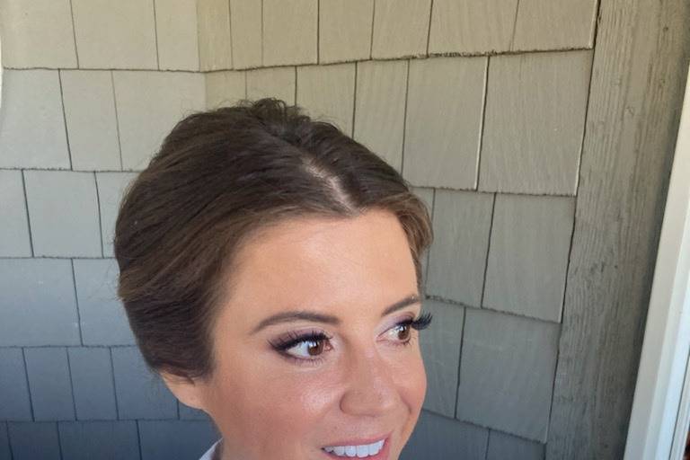 Smokey bridal look