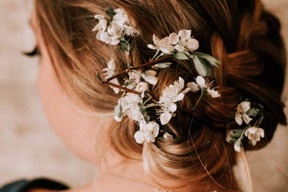 Bridal hair