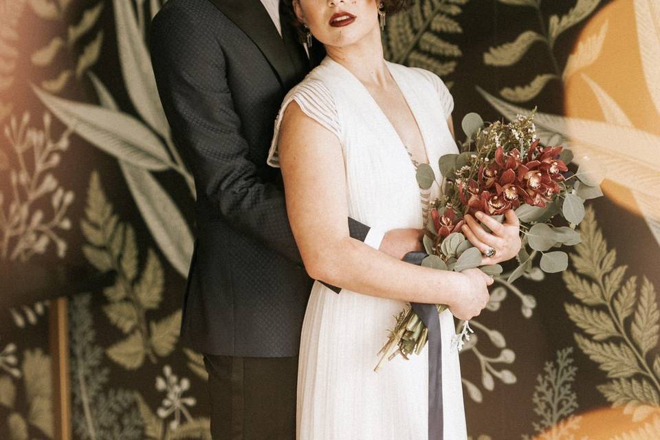 Vintage wedding day