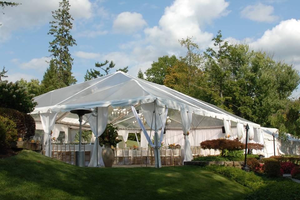 Clear Top Tented Wedding