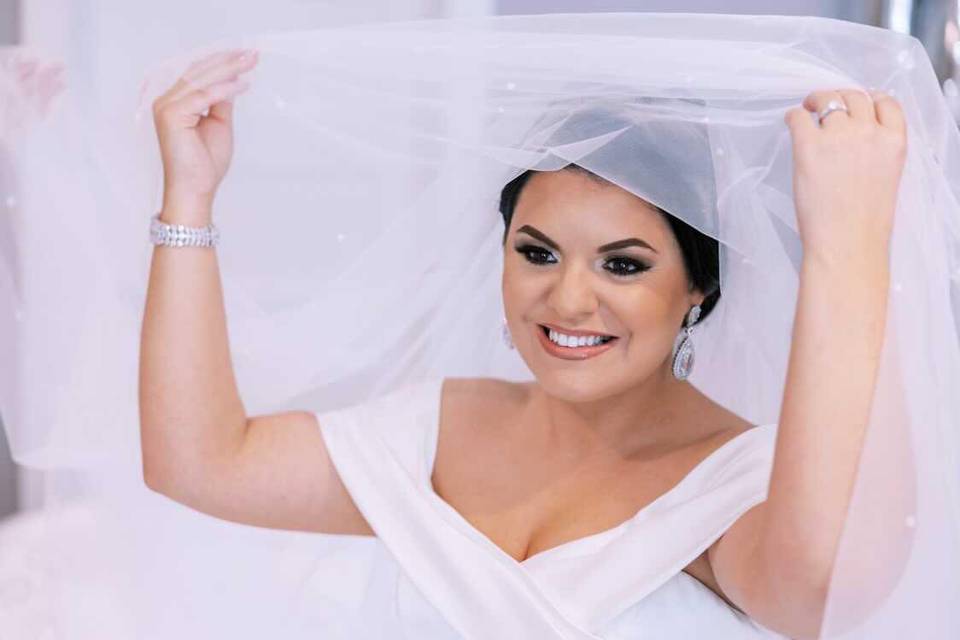 Happy bride