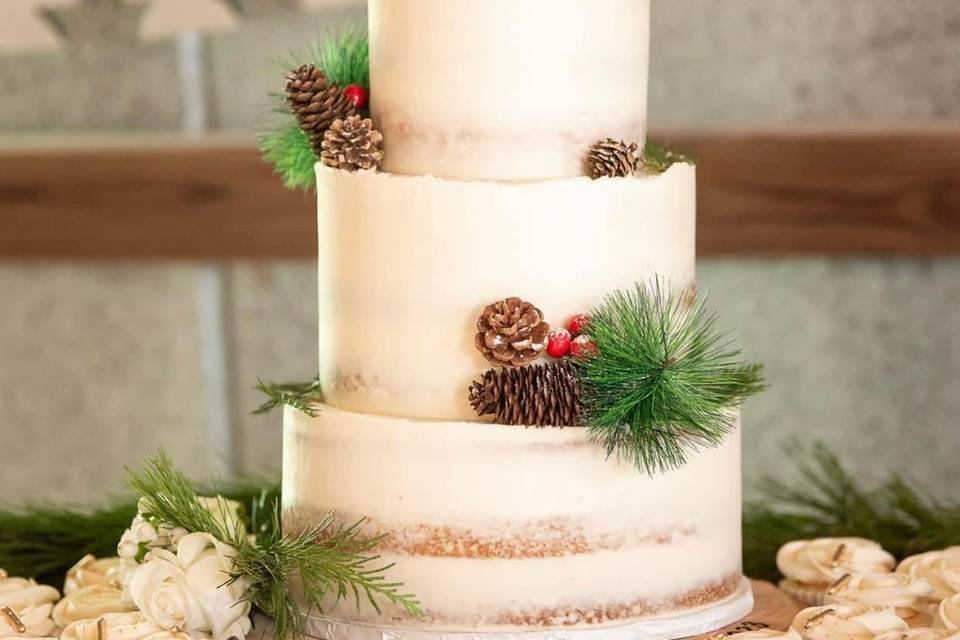 #christmasweddingcake