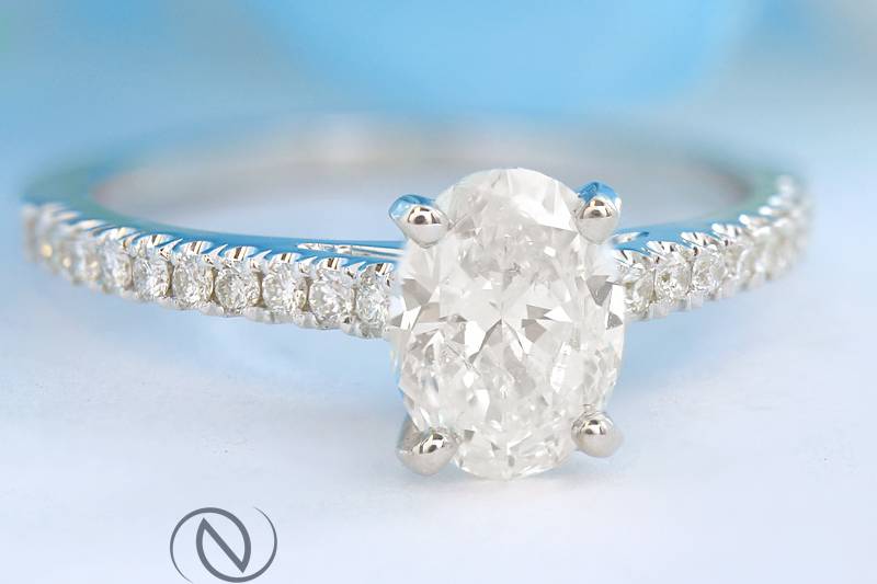 Oval Cut Diamond Ring