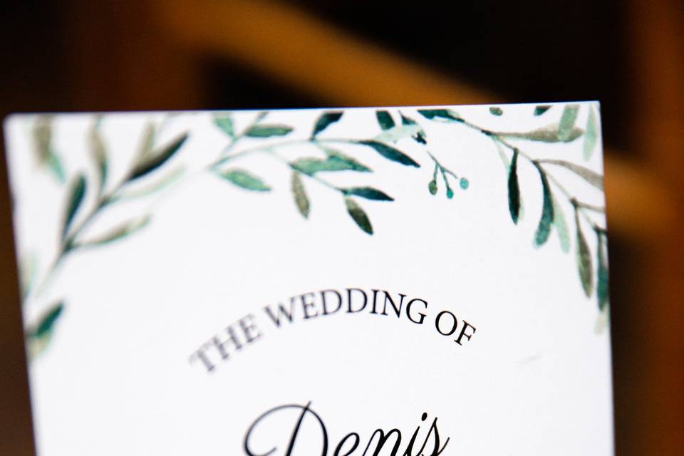 Ceremony programs