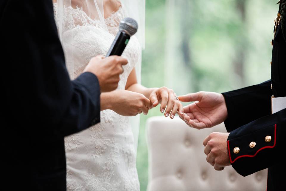 Exchanging vows