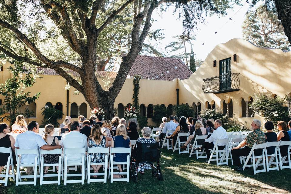 Ceremony at Andretti Winery