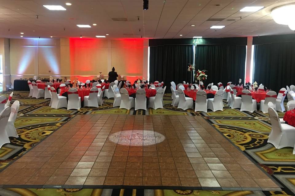 Head table view