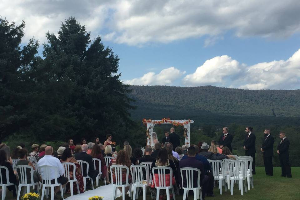 Out door ceremony