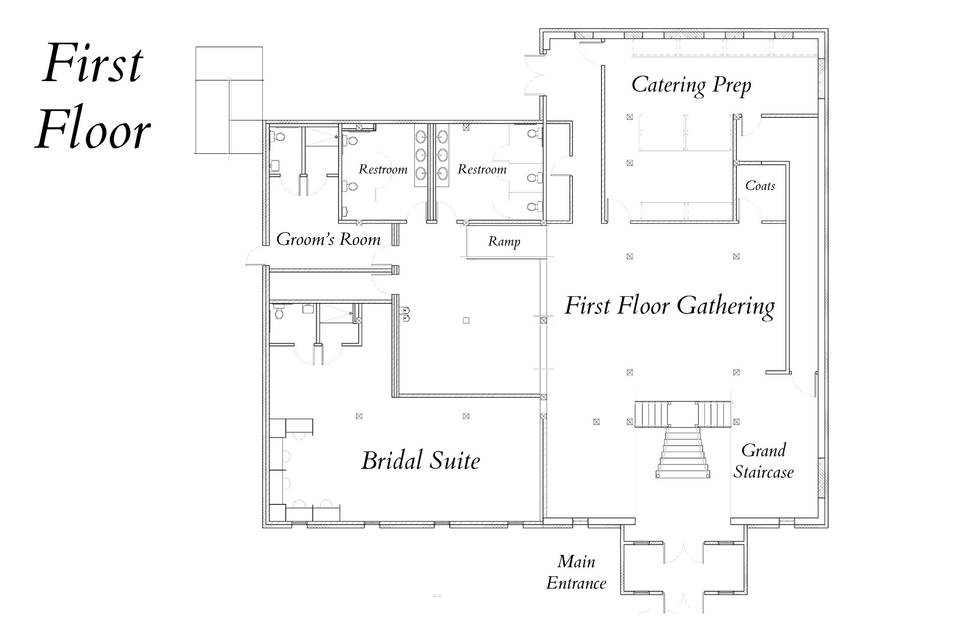 First floor layout