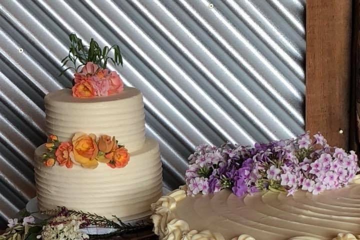 Wedding cake display