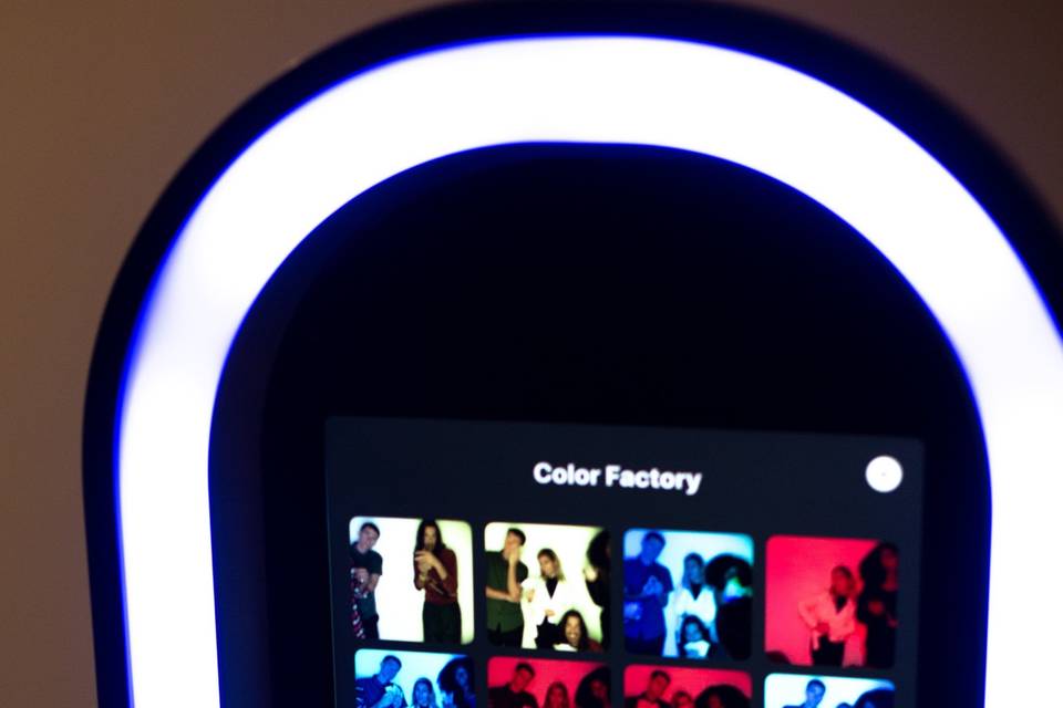 LED Color filter effect