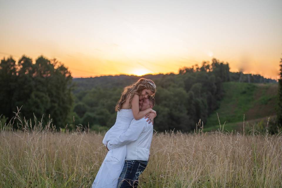 The happy couple