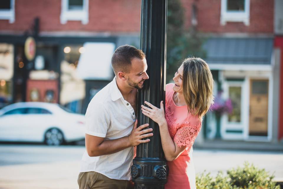 Laughing together