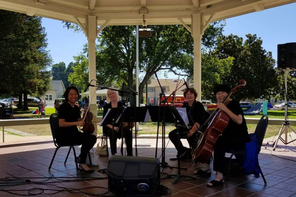 Performance at Mitchell Park, San Luis Obispo, CA