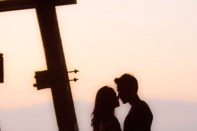 Santa Monica Pier Engagement photography