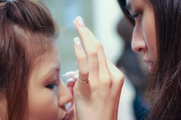 Bride make up session photojournalistic wedding photography