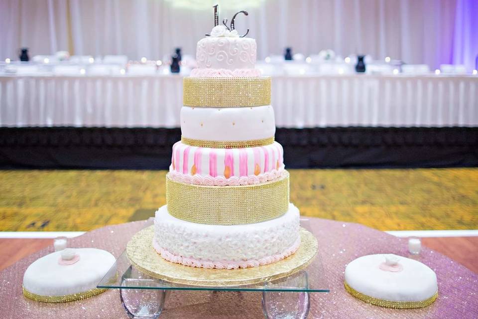 920 Events provided full wall draping - floor to ceiling, chair covers, sequin sash bands, full sequin tablecloth.