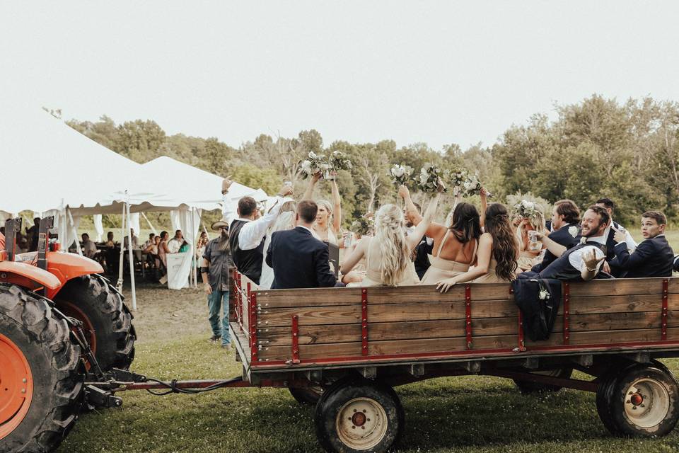 Hayride at Emmett Ridge Farm