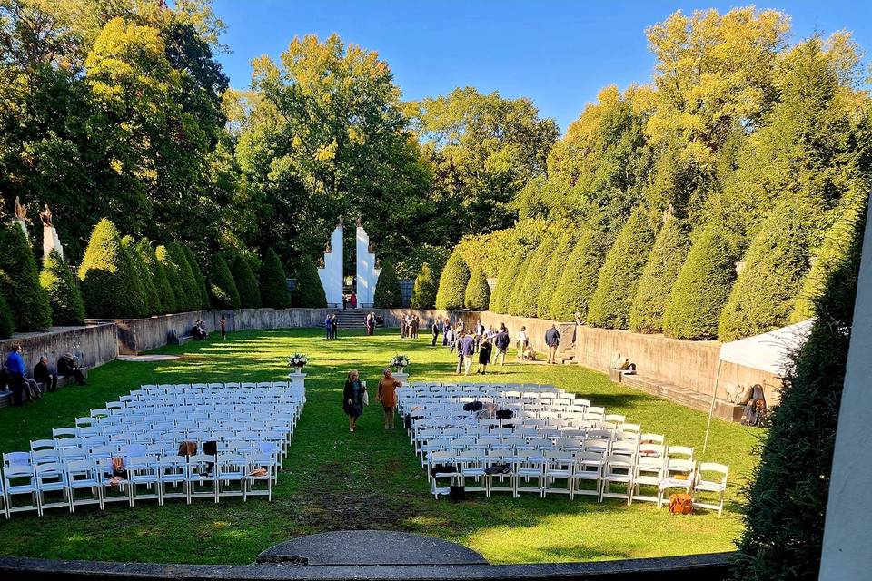 Sunken Gardens wedding