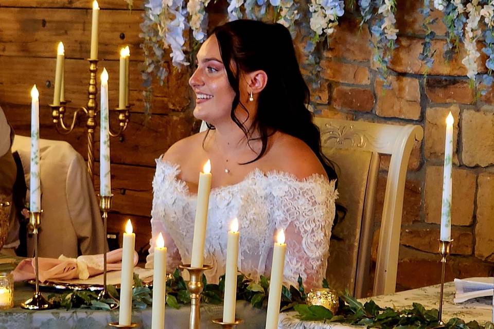 The bride loves it