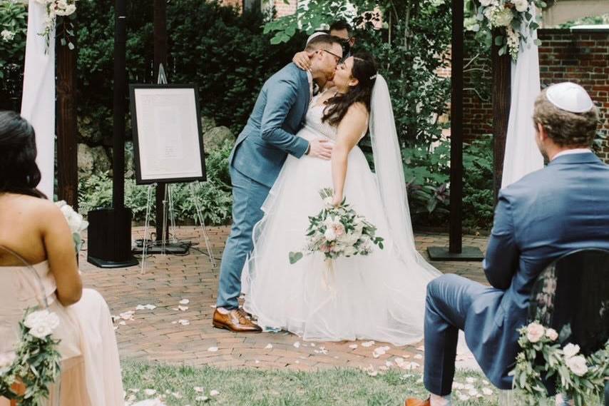 Chuppah on Patio