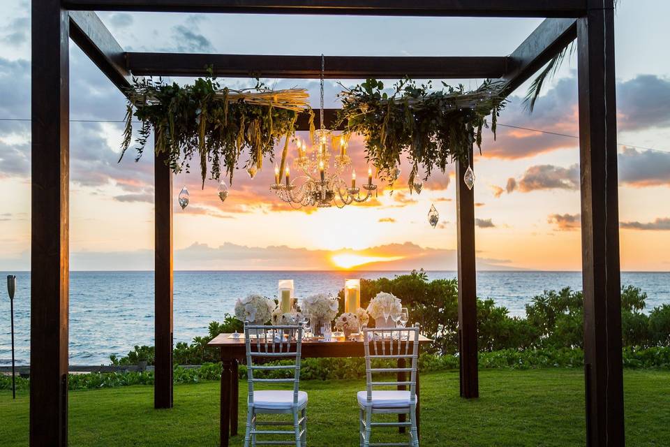 Sunset reception