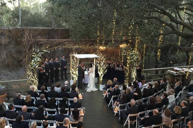 Outdoor wedding ceremony