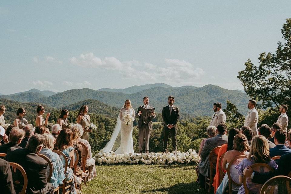 Blue Ridge Mountain Wedding
