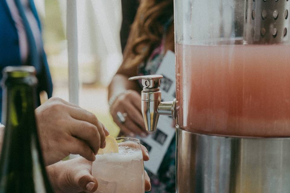 Raspberry Lemonade Bar