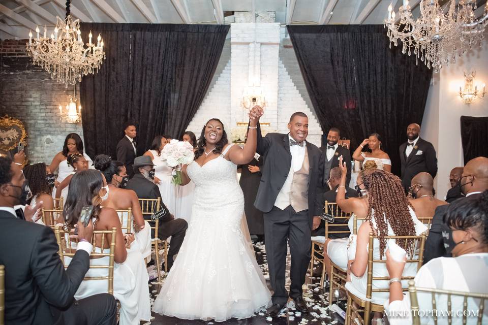 Teshana & Elton Wedding Day