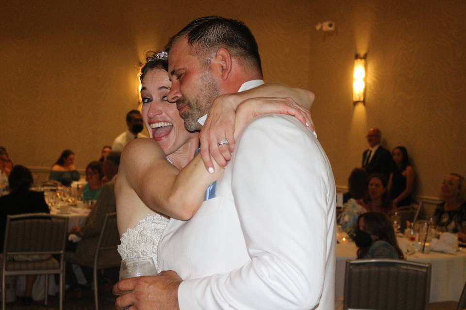 Smiling bride