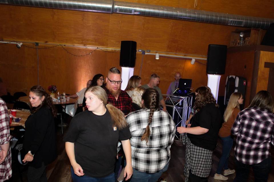 Guests on the dance floor