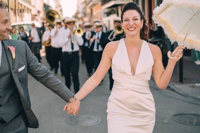 Newlywed couple