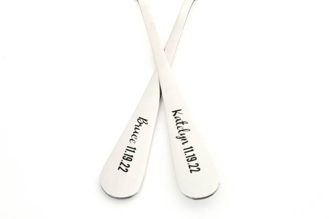 Personalized ice cream spoons