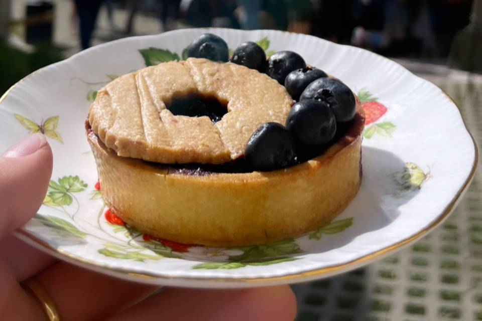 Blueberry Corn Tart