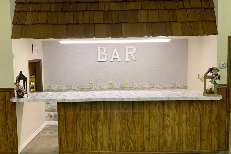 Updated Bar Area