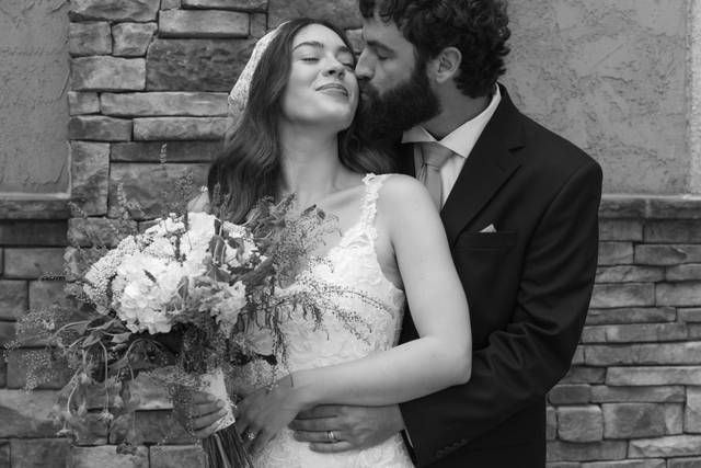 Church Wedding B/W